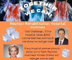 Reunion Rehabilitation Hospital Ice Bucket Challenge