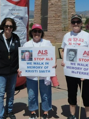 the reason we walk, for sister Kristi and Dad