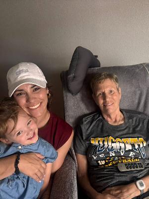 My daughter, and grand daughter with Theresa. :)