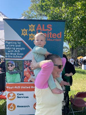 Me and Gideon at the walk last year!